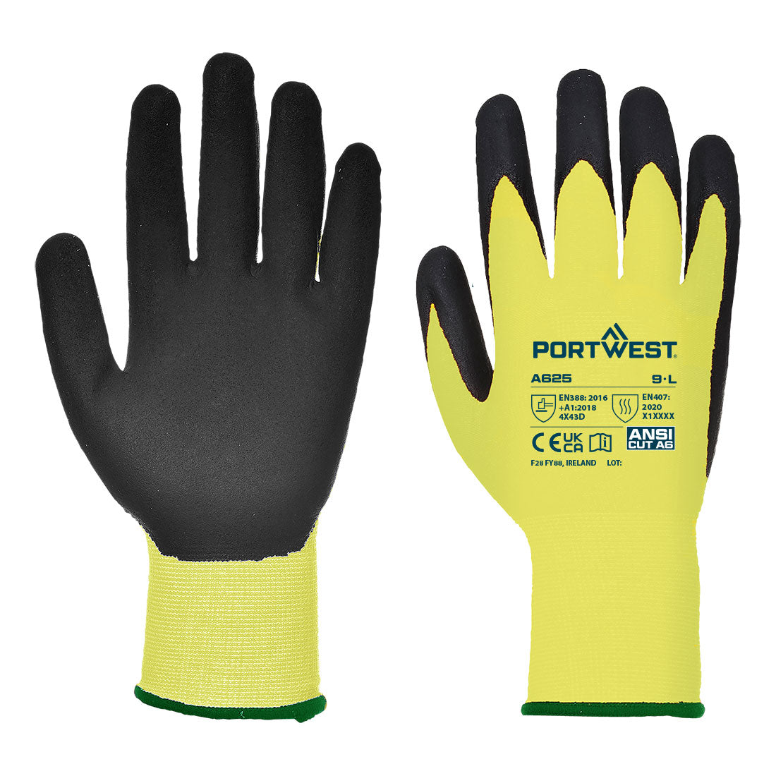 Cut D13 PU Viz-Tex Glove