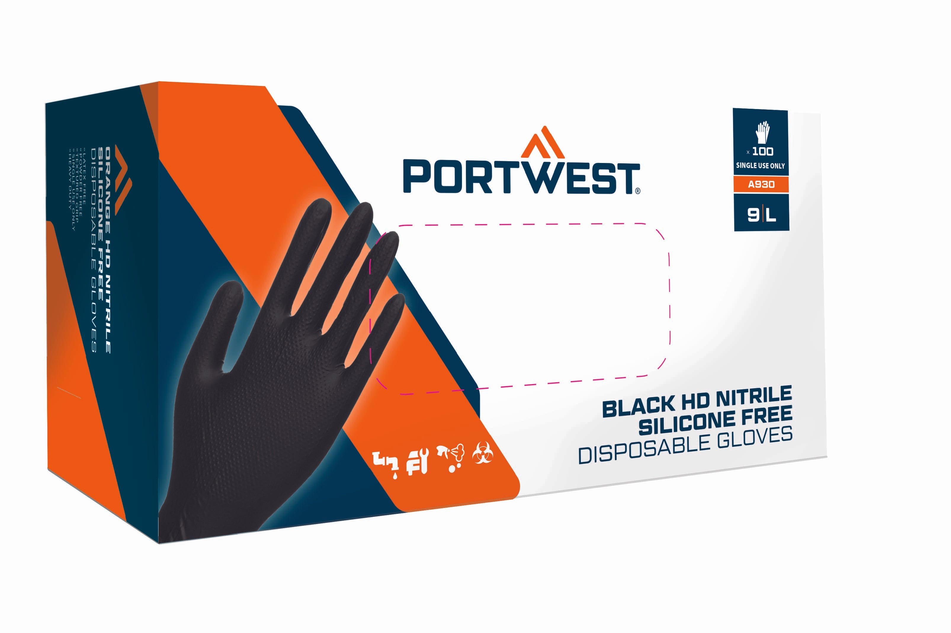 Disp 7 mil Disposable Glove (Pk100)