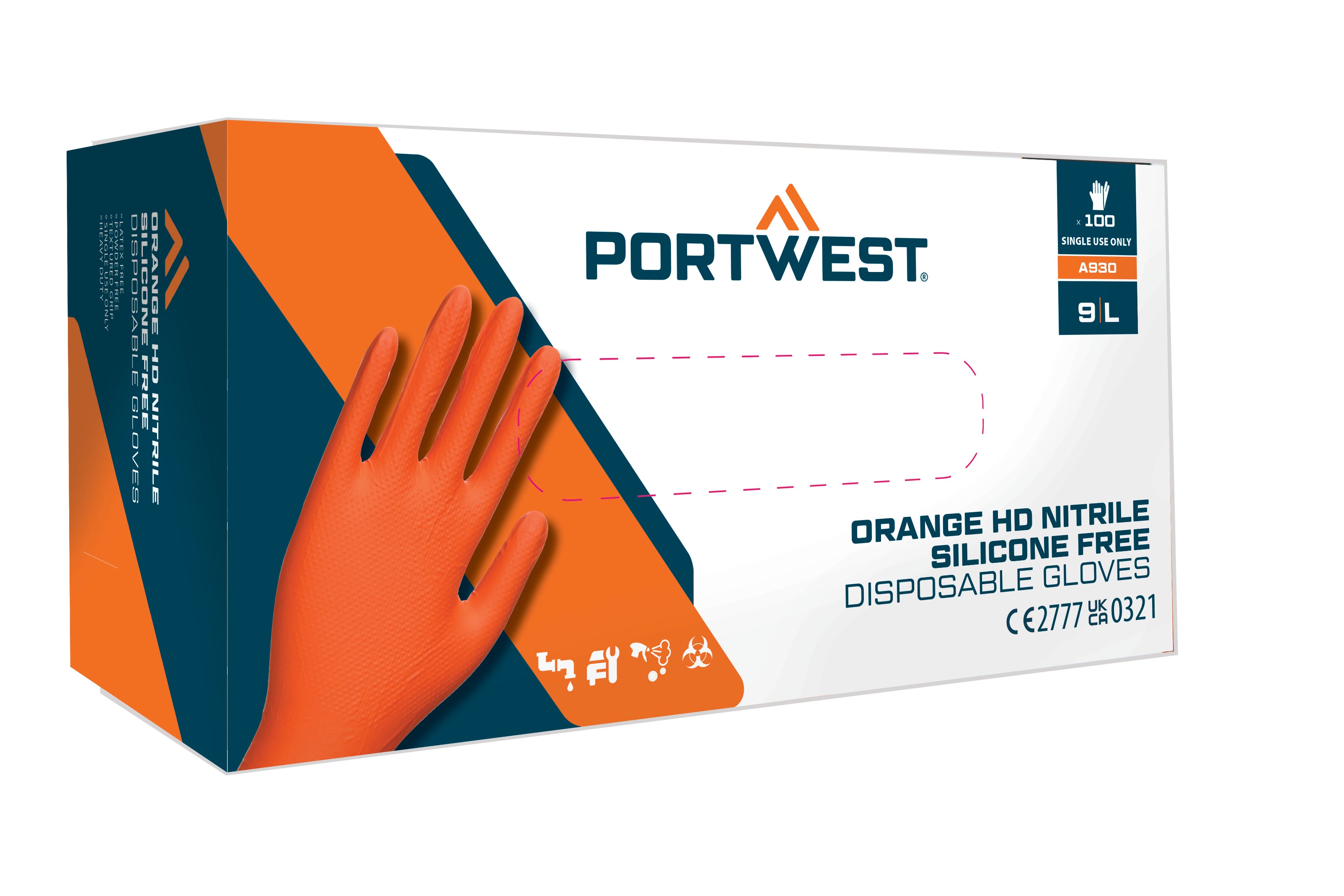 Disp 7 mil Disposable Glove (Pk100)