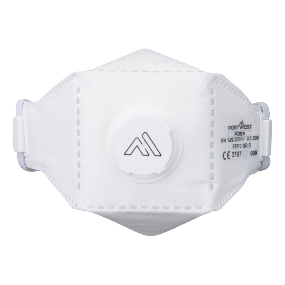 EAGLE PRO FFP3 Valved Dolomite Fold Flat Respirator (Pk10)