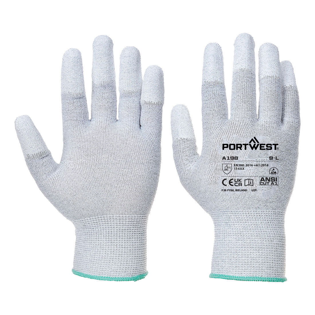 ESD 13 PU Fingertip Glove