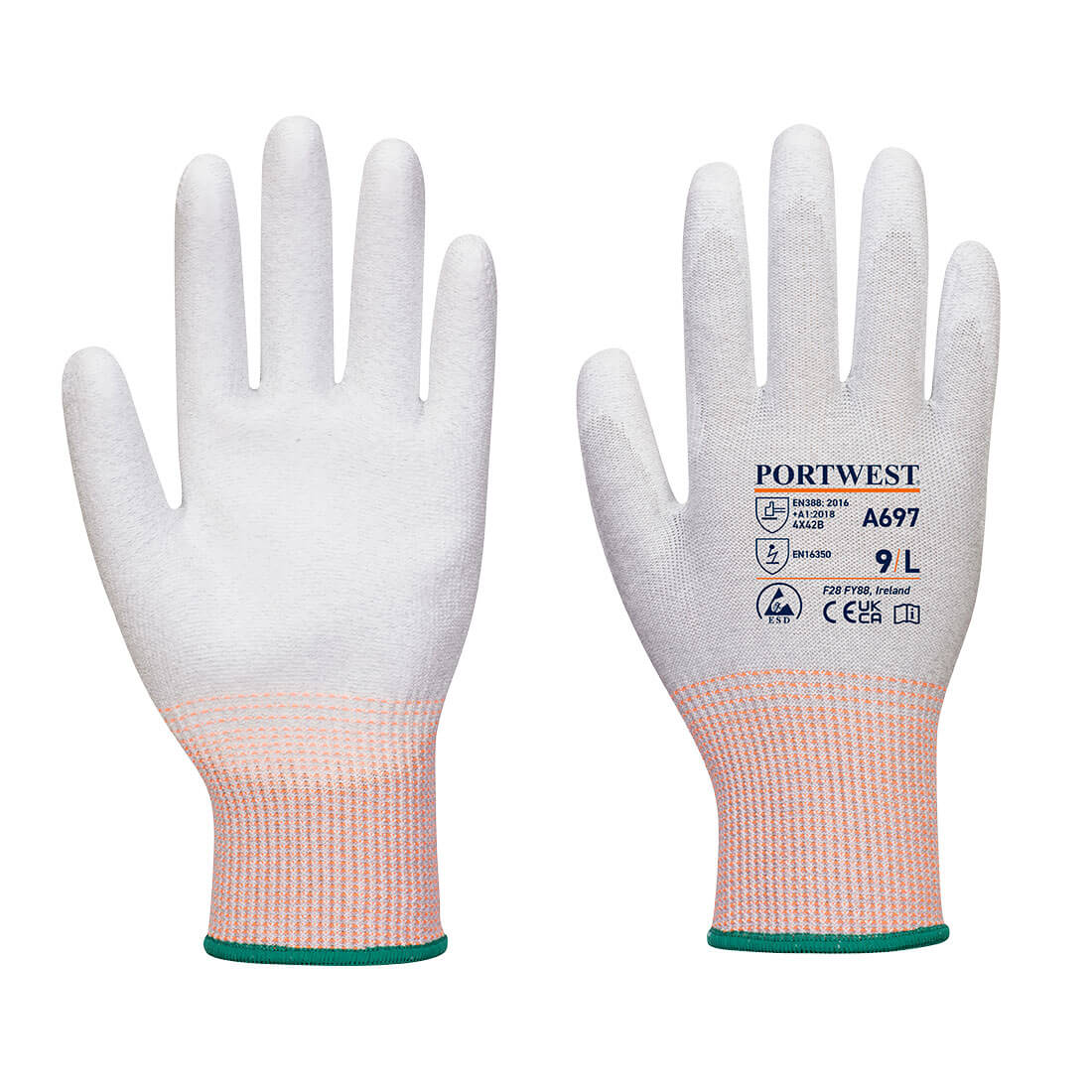 ESD Cut B13 PU Palm Glove