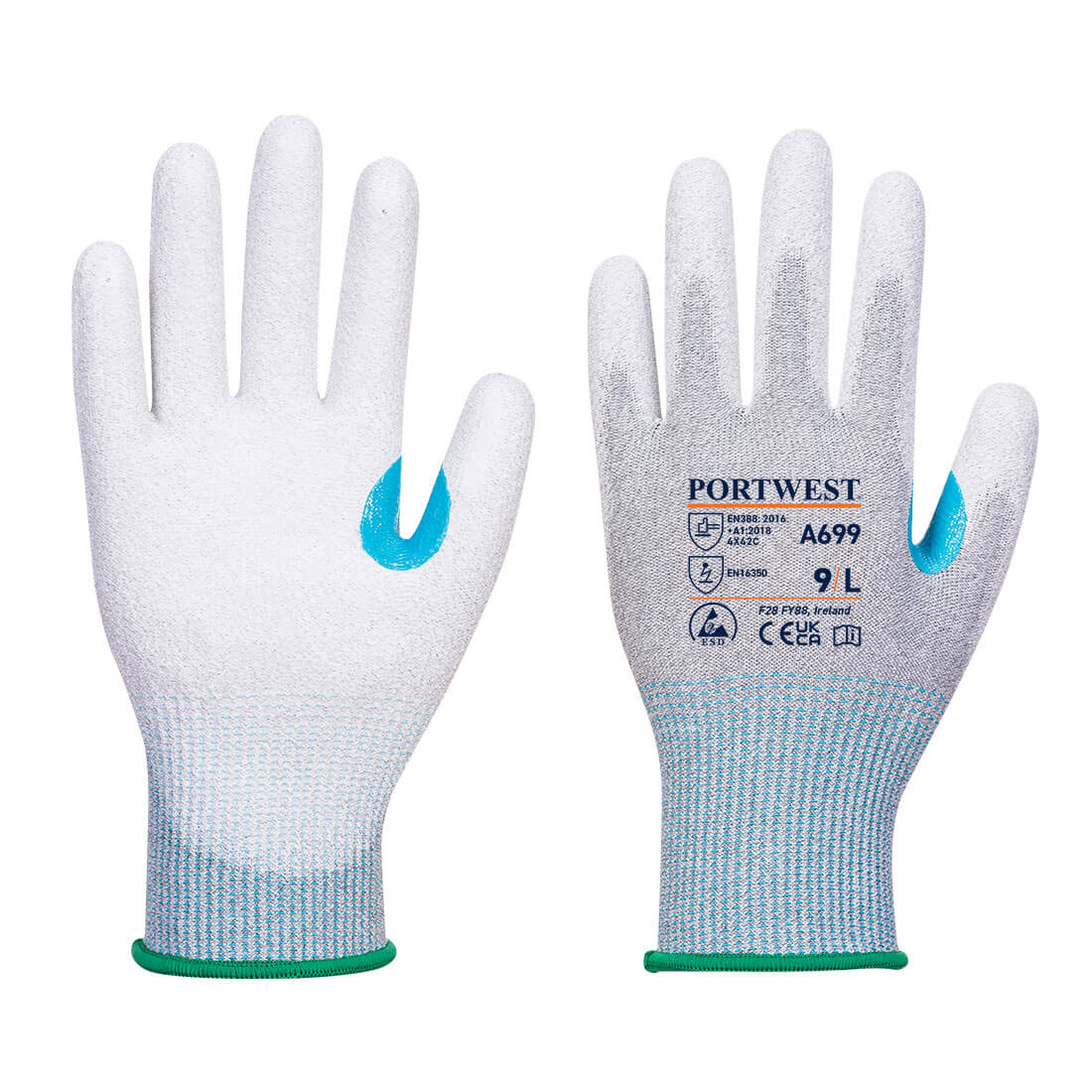 MR13 ESD PU Palm Glove