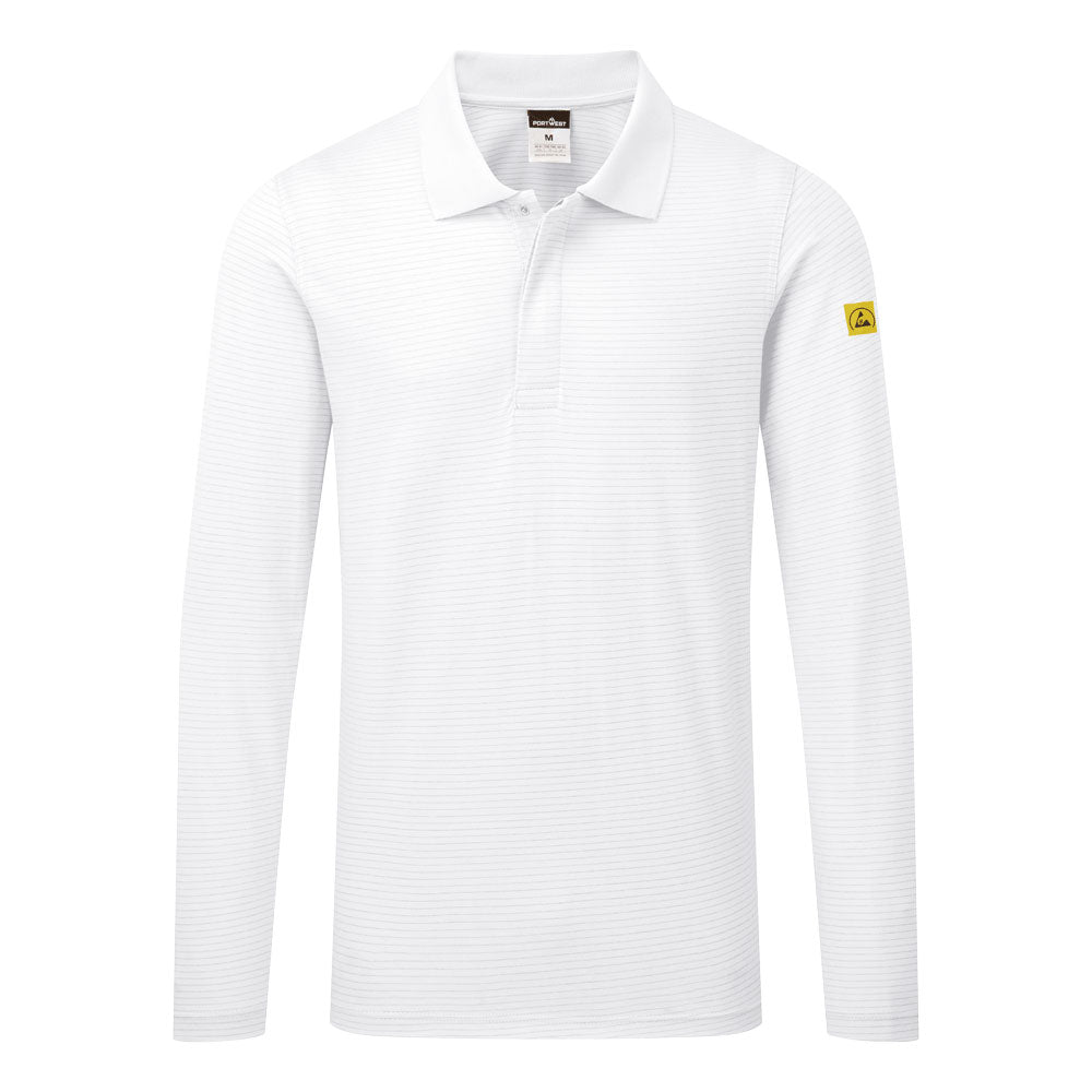 Anti-Static ESD Polo Shirt L/S
