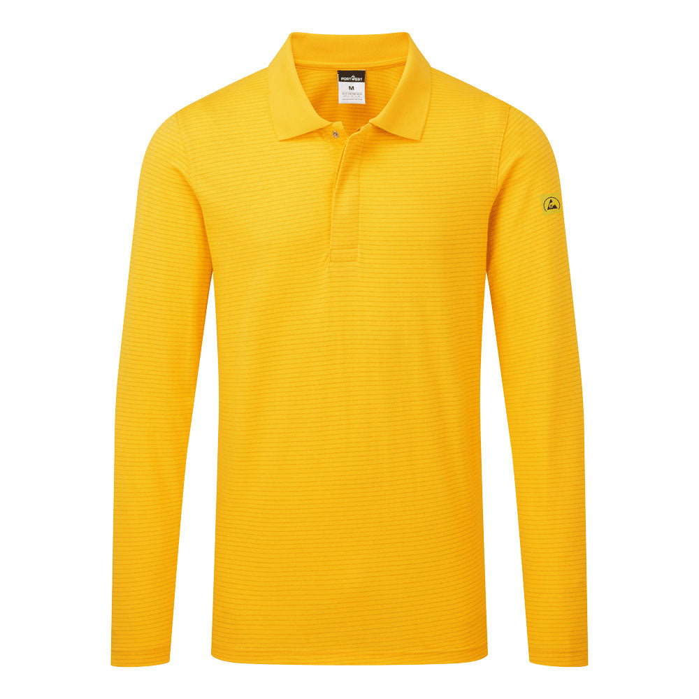 Anti-Static ESD Polo Shirt L/S